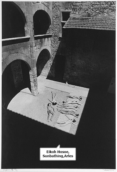 click to enlarge- double click to reduce Eikoh Hosoe,Sunbathing,Arles