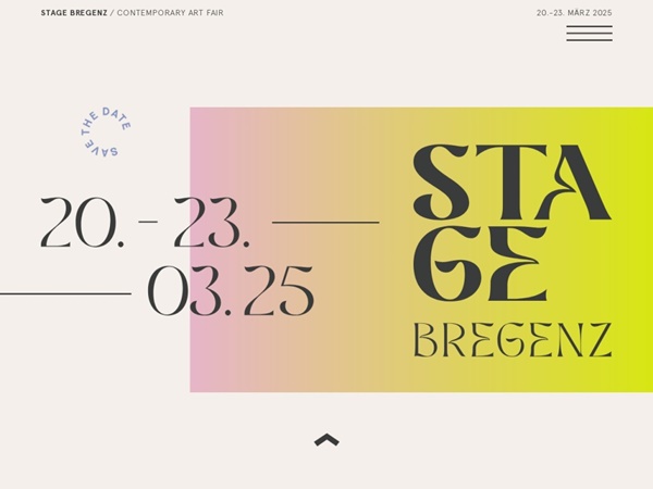 click to enlarge- double click to reduce STAGE Bregenz 2025 - 20 > 23 March, 2025 @stagebregenz
