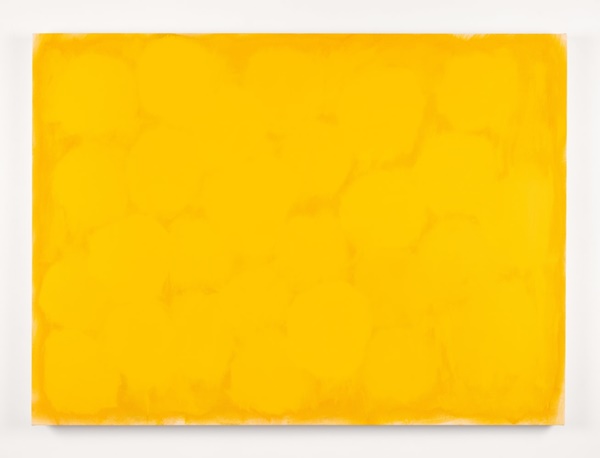 click to enlarge- double click to reduce Doug Ohlson (1936-2010) Study for Yellow, c. 1974 oil on canvas 39 1/2 x 53 1/2 inches; 100.3 x 135.9 centimeters LSFA# 16222