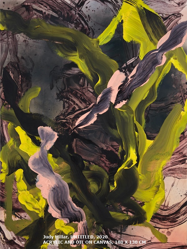 Judy Millar, Judy Millar, UNTITLED, 2020
ACRYLIC AND OIL ON CANVAS, 180 X 130 CM
