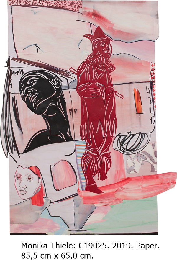 Monika Thiele: C19025. 2019. Paper. 85,5 cm x 65,0 cm.