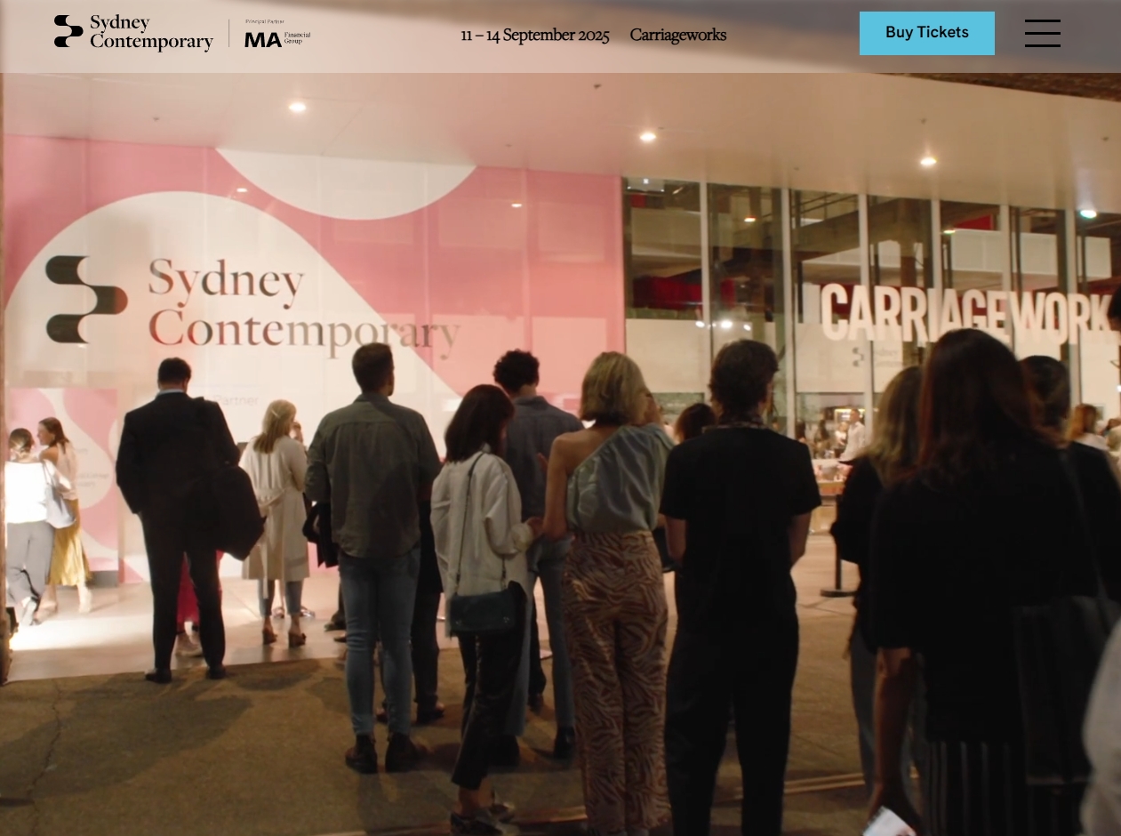 SYDNEY CONTEMPORARY 2025, Sydney AUSTRALIA -  11 > 14 September 2025 @sydcontemporary