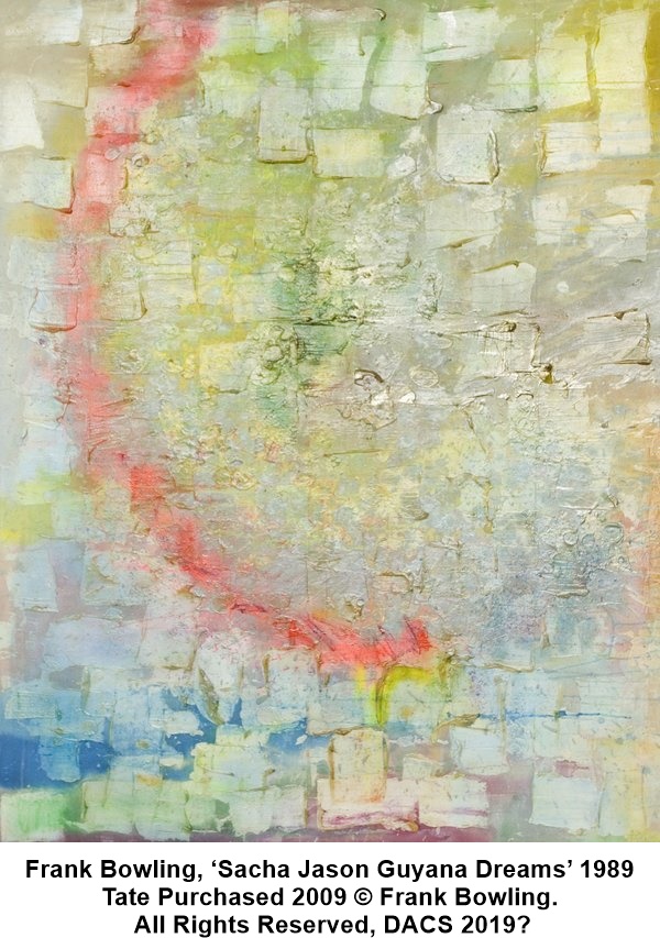 Frank Bowling <em>Barticaborn I 1967 Lowinger Family Collection © Frank Bowling. All Rights Reserved, DACS 2019​