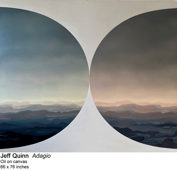 Jeff Quinn, Adagio Oil on canvas 68x76 inches