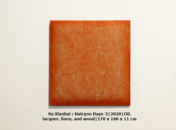 Su Xiaobai : Halcyon Days-3｜2020｜Oil, lacquer, linen, and wood｜170 x 160 x 11 cm
