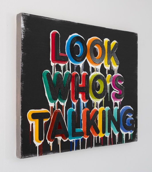 click to enlarge- double click to reduce Mel Bochner, Look Who