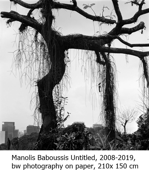 Manolis Baboussis Untitled, 2008-2019, 
bw photography on paper, 210x 150 cm