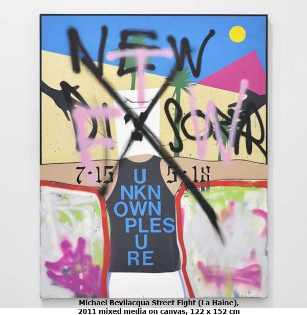 Michael Bevilacqua
Street Fight (La Haine),
2011
mixed media on canvas,
122 x 152 cm