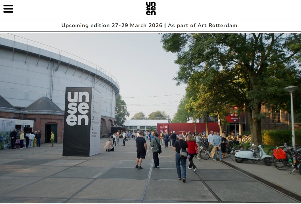 52 galleries at UNSEEN Rotterdam 2026 NETHERLAND - 27 > 29 March, 2026 @artrotterdam