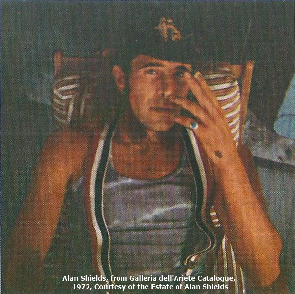 Alan Shields, from Galleria dell'Ariete Catalogue, 1972, Courtesy of the Estate of Alan Shields