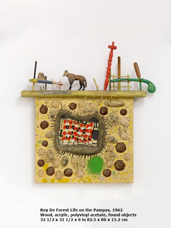 click to enlarge- double click to reduce Roy De Forest: Untitled 1976 Acrylic on paper
23.75h x 18w in(60.33h x 45.72w cm.)