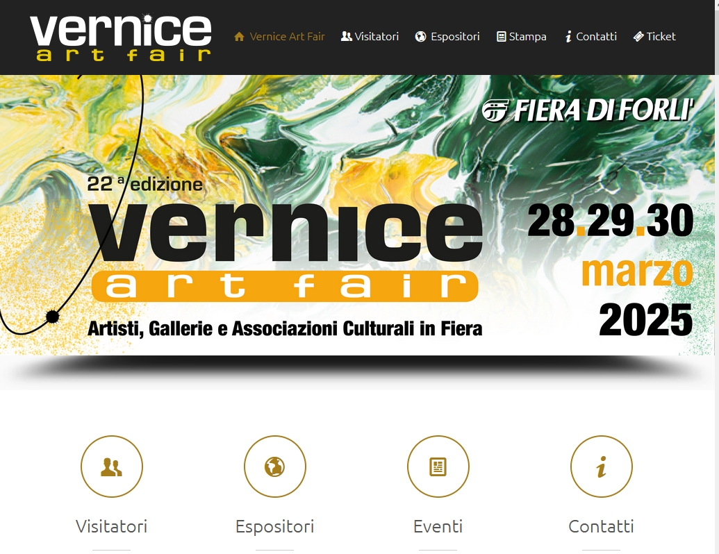click to enlarge- double click to reduce 38 partecipants at vernice art fair 2025, Forlì ITALY - March 28 > 30, 2025 @romagnafieresrl