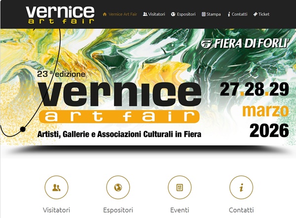 31 galleries at vernice art fair 2026, Forlì ITALY - March 27 > 29, 2026 @romagnafieresrl