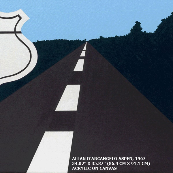 ALLAN D’ARCANGELO
ASPEN, 1967
34.02'' X 35.87'' (86.4 CM X 91.1 CM)
ACRYLIC ON CANVAS