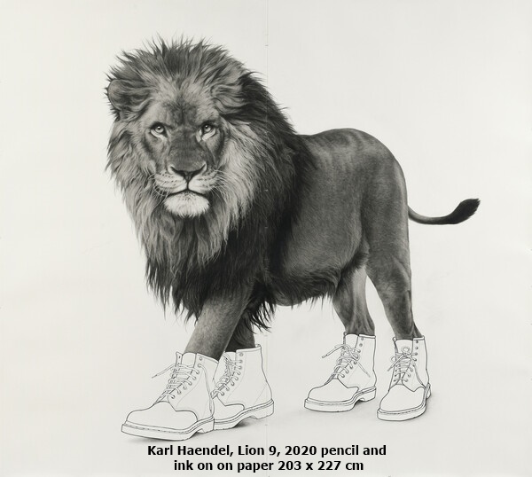 Karl Haendel
Lion 9, 2020
pencil and ink on on paper
203 x 227 cm