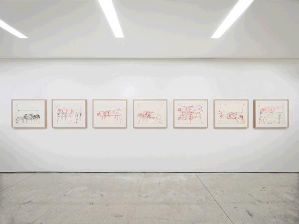 click to enlarge- double click to reduce Georg Baselitz Installation view