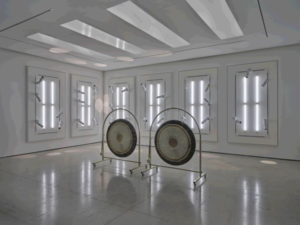 click to enlarge- double click to reduce Cerith Wyn Evans Installation view