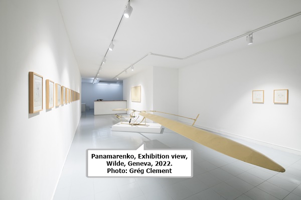 Panamarenko, Exhibition view, Wilde, Geneva, 2022. Photo: Grég Clement
