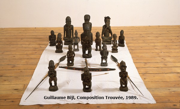 click to enlarge- double click to reduce Guillaume Bijl, Composition Trouvée, 1989.