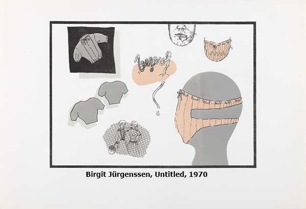 click to enlarge- double click to reduce Birgit Jürgenssen, Untitled, 1970.