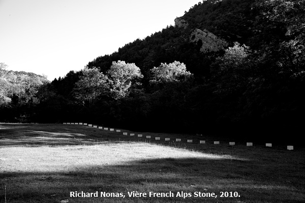 Richard Nonas, Vière French Alps Stone, 2010.