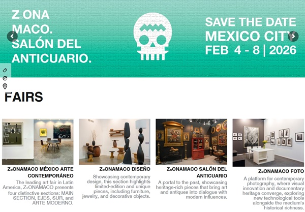 ZsONAMACO 2026, Mexico City MEXICO - 4 > 8 February, 2026 @ZonaMaco