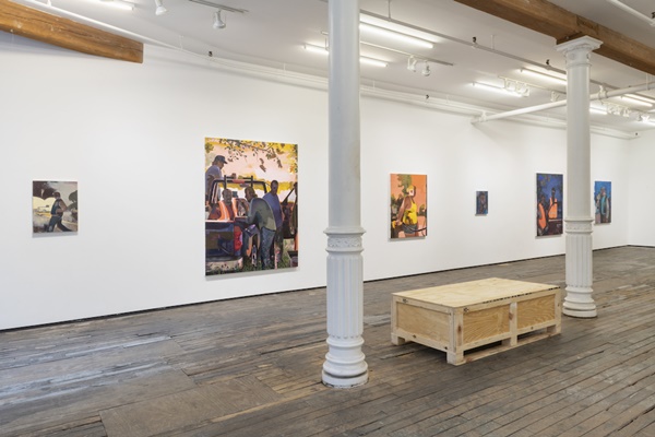 click to enlarge- double click to reduce Matt Bollinger
Installation view