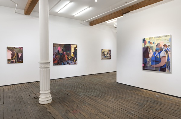 click to enlarge- double click to reduce Matt Bollinger
Installation view