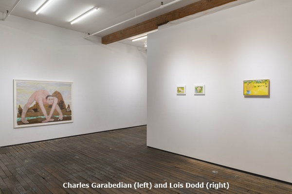 Charles Garabedian (left) and Lois Dodd (right)