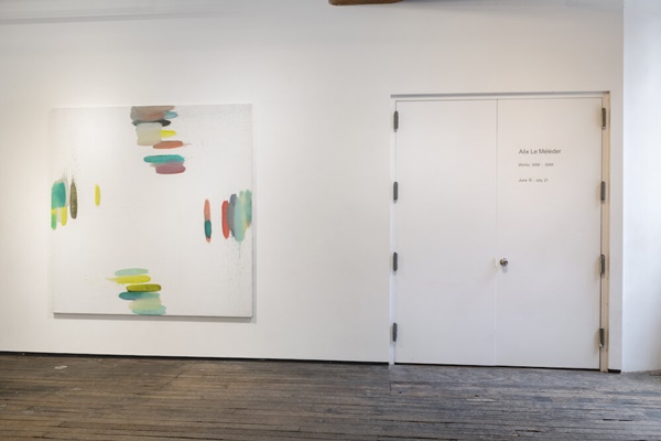 click to enlarge- double click to reduce Alix Le Méléder
Works 1997 - 1999 Installation view