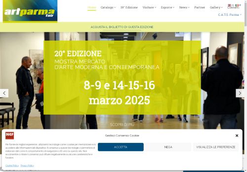 53 galleries at ART PARMA 2025, Parma, ITALY - 8>9 14>16 March @artparmafair